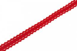 Czerwona guma obszywkowa 17mm