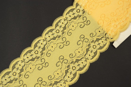 Yellow lace trim