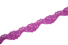 Violet lace trim