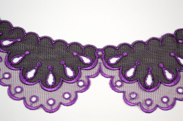 Aplikacja haftowana kołnierzyk