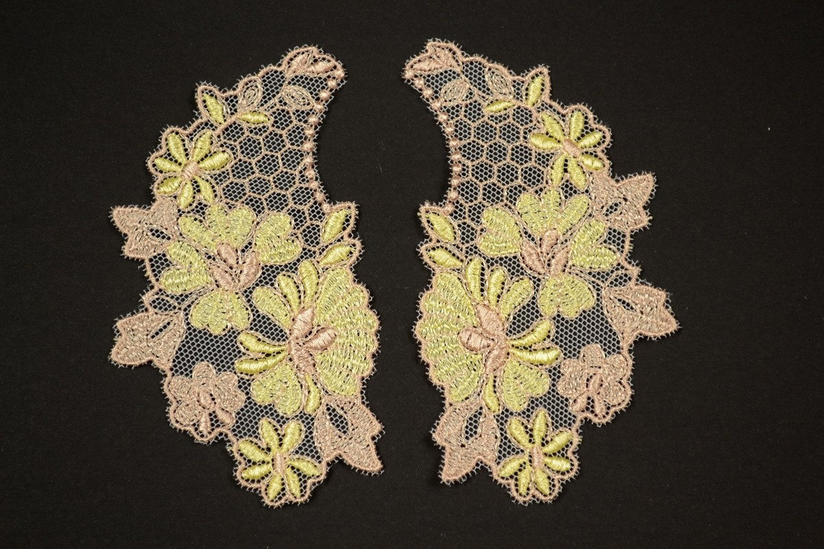 Embroidered appliques 2pairs