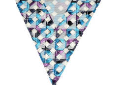 Duża haftowana aplikacja, naszywka na tiulu 1szt,