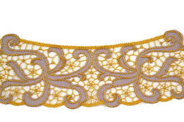 Naszywka gipiurowa, złota 1szt.