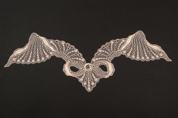 Łososiowa aplikacja, piękna naszywka, wstawka 1szt.