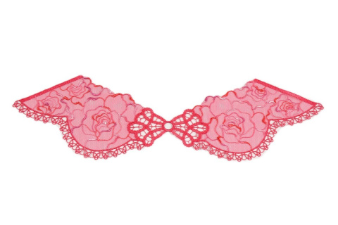 Pink Embroidered applique