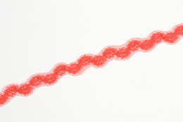 Wąski czerwony haft