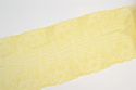 Yellow stretch lace trim