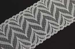 Piękny śmietankowy haft, stabilny 0,5mb