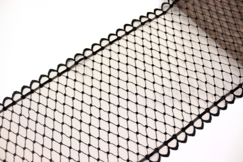 Beżowy haft, koronka do szycia, materiały do szycia, tkaniny 0,5mb