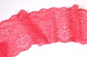 Różowa Miękka Koronka Elastyczna, delikatna koronka do szycia i bielizny 0,5mb