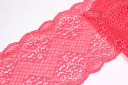 Różowa Miękka Koronka Elastyczna, delikatna koronka do szycia i bielizny 0,5mb