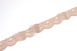 Rosa elastische Spitze, elastische Spitze, dunkelrosa 0,5 m