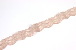 Rosa elastische Spitze, elastische Spitze, dunkelrosa 0,5 m
