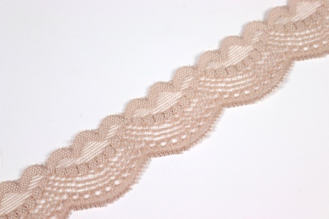 Pink elastic lace, elastic lace, dark pink 0.5 m