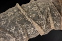 Wide elastic nude lace, nude lace, floral lace 0.5 m