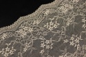 Wide elastic nude lace, nude lace, floral lace 0.5 m
