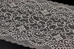 Szeroka koronka elastyczna, kolor piaskowy 0,5mb