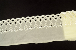 Creme Embroidered lace