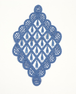 Niebieska gipiurowa aplikacja