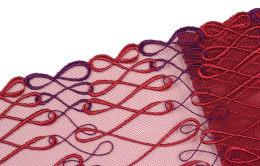 Bordowy haft stabilny 0,6mb