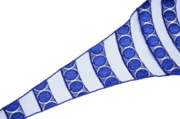 Duża granatowa aplikacja na odzież