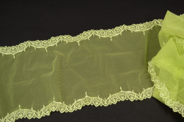 Elastyczny haft jaskrawa zieleń