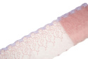 Stretch embroidered lace on tulle