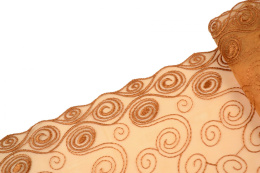 Herbaciana stabilna koronka tiulowa, stabilny tiul 0,6mb