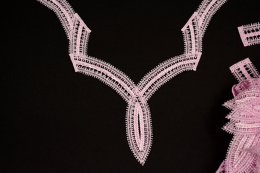 Jasnoróżowe naszywki 2szt