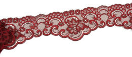 Piękna bordowa koronka 0,5mb