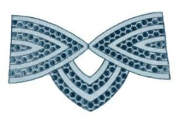 Piękna szmaragdowa naszywka