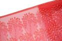Różowy haft na tiulu 1mb