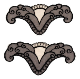 Beżowo czarne aplikacje