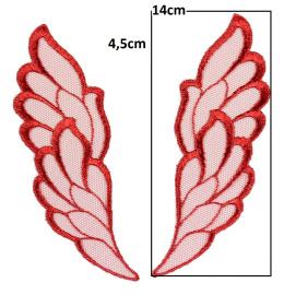 Bordowe aplikacje skrzydła