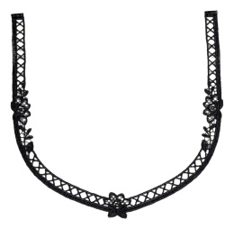 Czarne aplikacje gipiurowe 3szt.