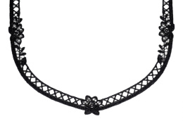 Czarne aplikacje gipiurowe 3szt.