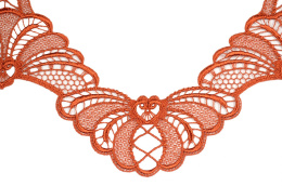 Duża miedziana aplikacja,naszywka gipiurowa