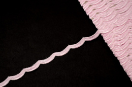 Light pink guipure lace