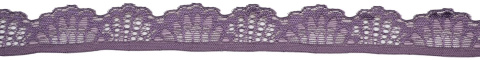 Stretch lace in violet color