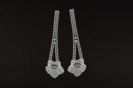 Aplikacje, naszywki gołębi błękit para