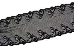 Czarna elastyczna koronka 0,5mb