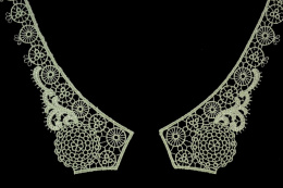Miętowe gipiurowe aplikacje/ naszywki 2szt.