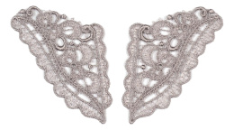 Popielate aplikacje gipiurowe pary