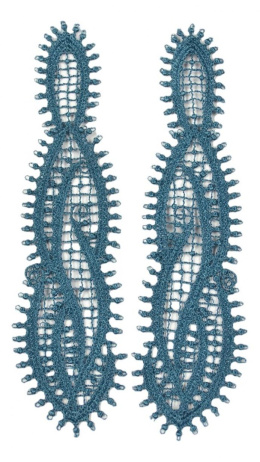 Aplikacje gipiurowe w kolorze morskim