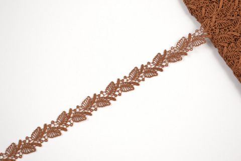 Brown guipure lace trim 1mb