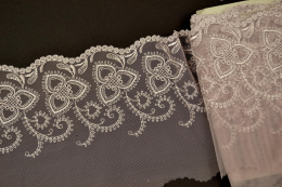 Elastyczna koronka w kwiaty 1mb