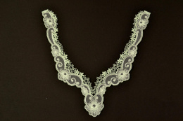 Miętowa naszywka, aplikacja tiul gipiura 1szt.