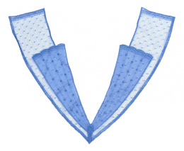 Niebieska aplikacja/ naszywka 1szt.