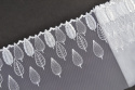 Beautiful white embroidery in slats