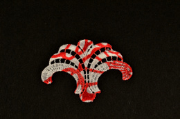 Biało czerwone aplikacje, naszywki 2szt.